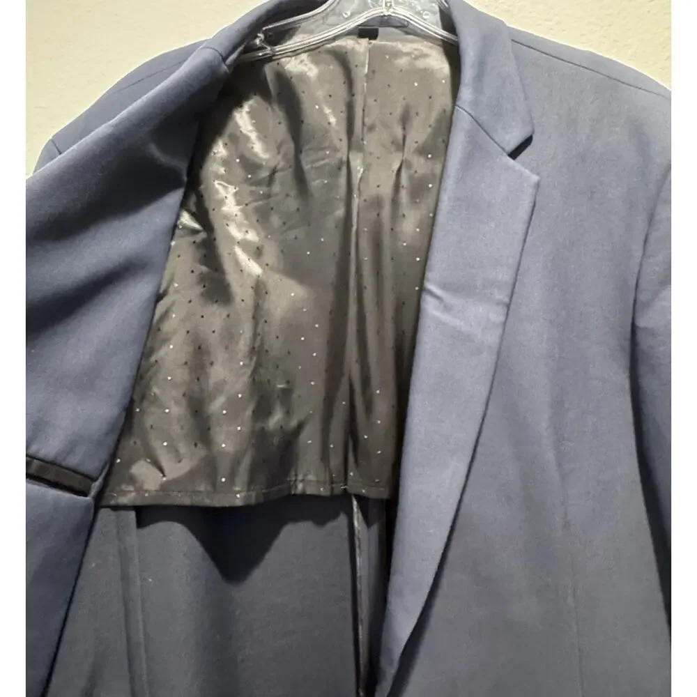 J Crew Men’s Destination Performance Stretch Navy Blue Size‎ 44R Blazer Classic